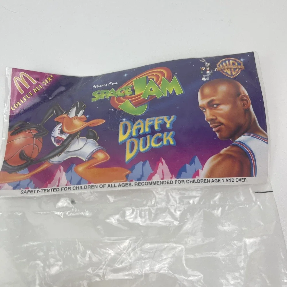Vintage 1996 Space Jam Daffy Duck Plush Toy McDonalds‎ Looney Tunes